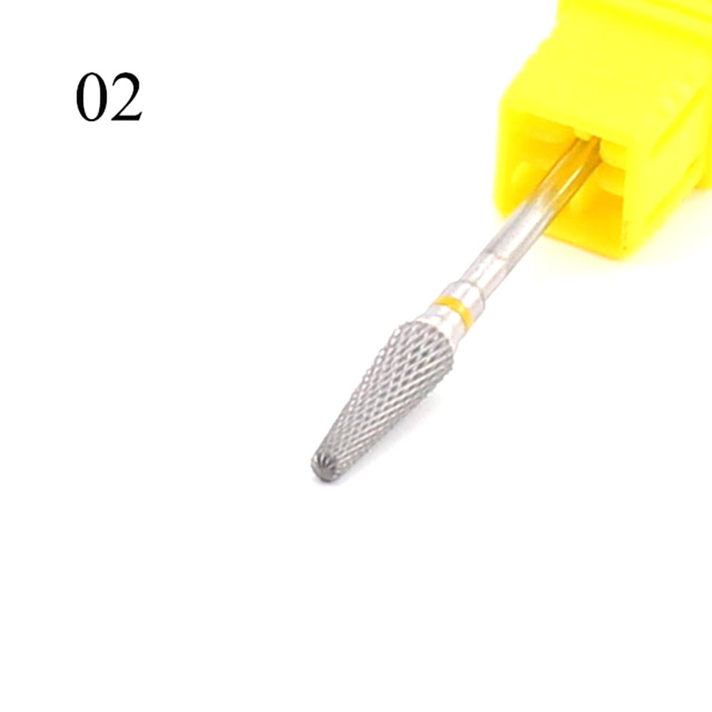 Tungsten Carbide Nail Drill Bit Milling Cutter Eletric Manicure Machine Equipment Cuticle Clean Burr Pedicure Accessories Tools