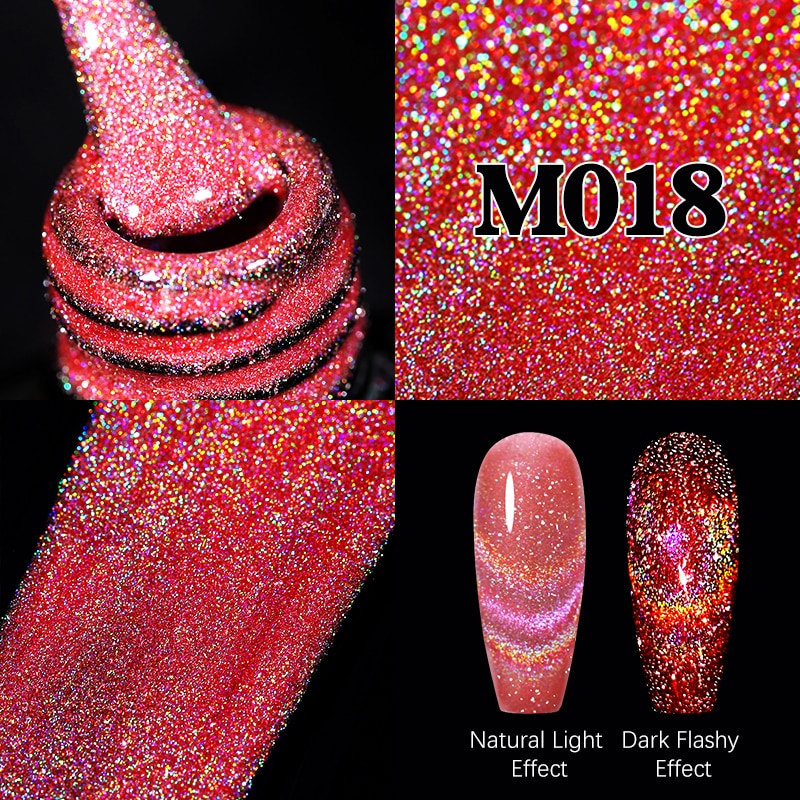 UR SUGAR Sparkling Gel Nail Polish Reflective Glitter Nail Gel Semi Permanent Nail Art Varnish For Manicures Need Base Top Coat