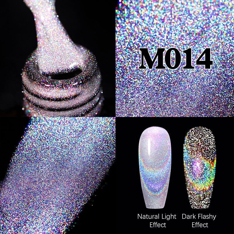 UR SUGAR Sparkling Gel Nail Polish Reflective Glitter Nail Gel Semi Permanent Nail Art Varnish For Manicures Need Base Top Coat